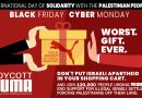 Puma “Schlimmstes. Geschenk. Aller Zeiten”. Packt am Black Friday und am Cyber Monday keine Apartheid in Eure Einkaufswagen!