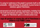 Palästinenser*innen fordern Teilnehmer*innen auf, sich von PUMAs Greenwashing-Konferenz zurückzuziehen