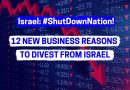 <strong>#ShutDownNation: 12 neue geschäftliche Gründe, sein Kapital aus Israel abzuziehen</strong>