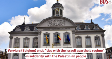 Verviers, Belgien, ist die jüngste Stadt in Europa, die ihre “Verbindungen zum israelischen Apartheidregime” gekappt hat, um “ihre Unterstützung für das palästinensische Volk zu stärken”.