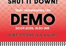 SHUT IT DOWN! ELBIT SYSTEMS raus aus Ulm!
