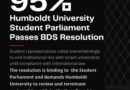 95 % Humboldt University Student Parliament Passes BDS Resolution